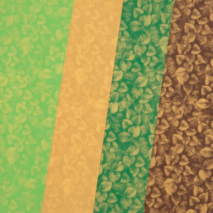 Karton papier ozdobny A4 Mix zielony 200g 20ark