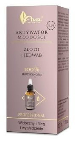 Ava Aktywator Młodości Złoto I Jedwab 30 Ml