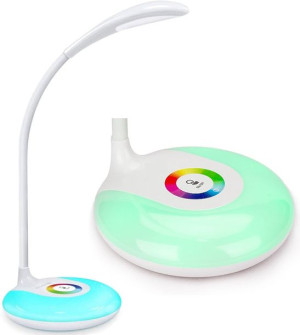 Lampka Biurkowa Led Biurko Lampa 256 Kolorów Rgb