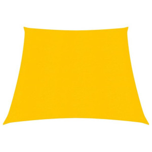 Żagiel przeciwsłoneczny, 160 g/m², żółty, 3/4x3 m, HDPE