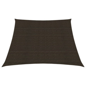Żagiel przeciwsłoneczny, 160 g/m², brązowy, 4/5x3 m, HDPE