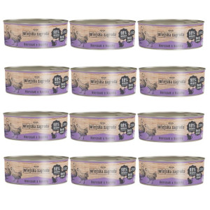 Pakiet Wiejska Zagroda Kurczak z Kaczką 10 x 85 g + 2 Puszki GRATIS!