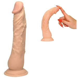 Dildo z Przyssawką European Lover 23 cm
