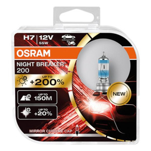 OSRAM Żarówki H7 Night Breaker Laser +200%