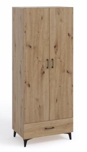 Szafa 2D na nóżkach 80cm Dąb Artisan SKUDI SK-5 AB