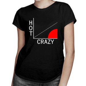 Hot / Crazy - HIMYM wykres - koszulka z serialu Friends