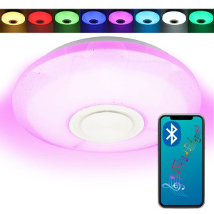 Lampa LED RGB z głośnikiem BLUETOOTH 60W + pilot