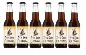 6x Kwas chlebowy żytni szklana butelka 330ml Betex
