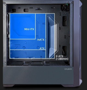 Obudowa Z8 TG ATX Mid Tower ARGB fan x3 TG
