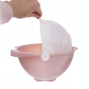 Cedzak Durszlak 2w1 Z Miską Sitko Globus Śr.25cm