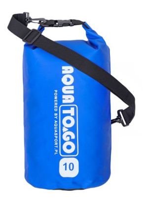 Torba worek wodoszczelny AQUA TO.GO 10L na jacht kajak SUP niebieski