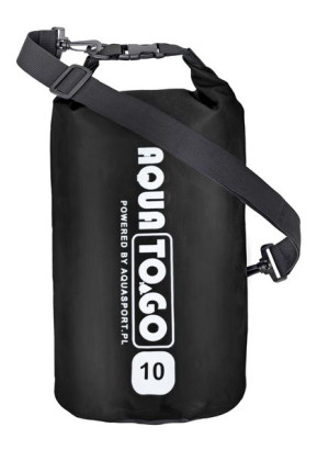 Torba worek wodoszczelny AQUA TO.GO 10L na jacht kajak SUP czarny
