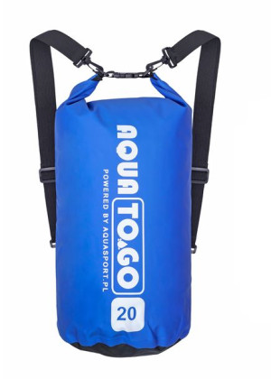 Torba worek wodoszczelny AQUA TO.GO 20L na jacht kajak SUP niebieski