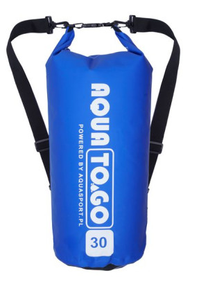 Torba worek wodoszczelny AQUA TO.GO 30L na jacht kajak SUP niebieski