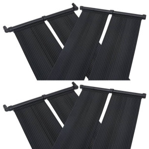 Panele solarne do podgrzewania basenu, 4 szt., 80x310 cm