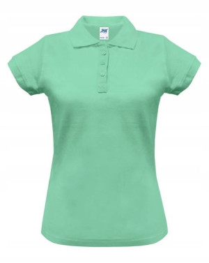 Koszulka Polo damska JHK 200g MINT GREEN r M