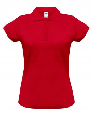 Koszulka Polo damska JHK 200g RED r M