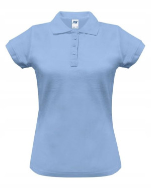 Koszulka Polo damska JHK 200g SKY BLUE r XL