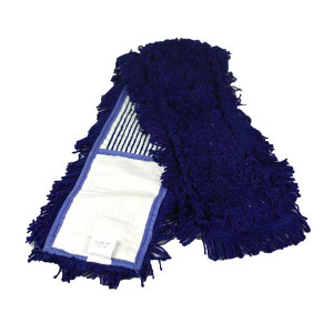 Mop akrylowy DUST niebieski przeszywany cięty 60cm M023 clean24
