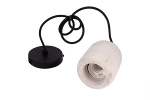 Lampa sufitowa wisząca E27 OPRAWA BETONOWA SZARY