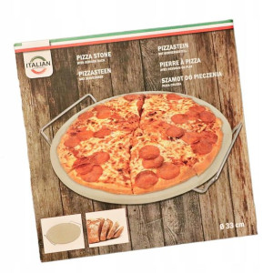 Kamień SZAMOT do pieczenia PIZZY chleba BUŁEK 33cm