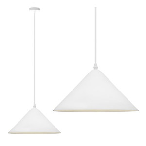 LAMPA SUFITOWA WISZĄCA Modern Simple BIAŁA