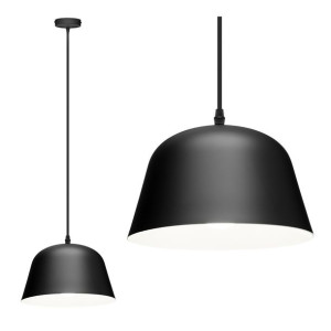 Lampa Sufitowa Wisząca Scandi Pendant Czarna