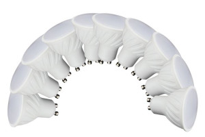 10x Żarówka LED GU10 550lm 5W CCD NEUTRALNA