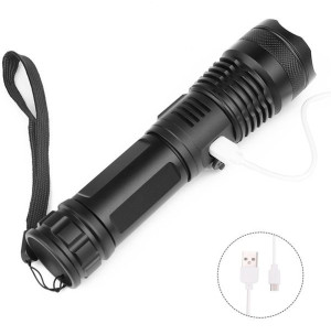 Latarka Taktyczna Mocna Led Xhp50 Zoom Usb +1,5km