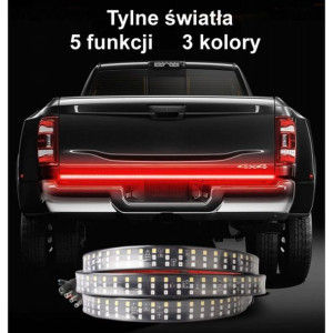 Światła hamowania, pozycja, wsteczne i kierunki LED 1.5m