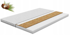 Materac nawierzchniowy KOKOS PIANKA 120x200 TOPPER