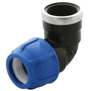 PE kolano żeńskie 90° 25mm-GW3/4" (PE1002)