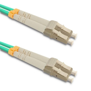 54077 Qoltec  Patchcord światłowodowy LC/UPC - LC/UPC Multimode 50/125 OM3
