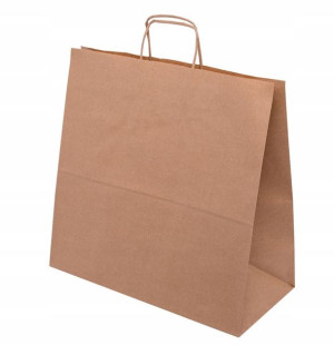 Torba papierowa torby na zakupy 40x18x39 XL 100