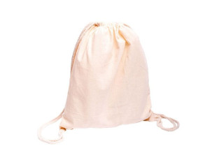 Plecak bawełniany ecru gruby 220g worek 34x40 cm