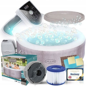 Dmuchane Jacuzzi 180cm Hydromasaż Bestway Lay-z- Spa 4os