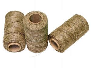 Sznurek Naturalny Lniany Mocny 100m 1mm Eko Szpula