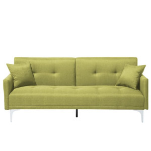 Sofa rozkładana zielona LUCAN