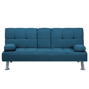 Sofa rozkładana niebieska ROXEN