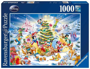 PUZZLE 1000 DISNEY BOŻE NARODZENIE Księżniczki Ravensburger