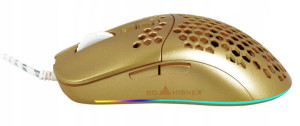 Go Higher Mysz Gamingowa J900 Hexa Rgb Gold Gracz