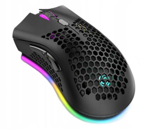 Lekka Mysz Gamingowa Gracz Rgb Esport Podświetlana