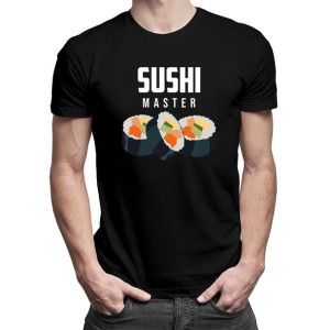 Sushi master koszulka dla miłośnika sushi na prezent