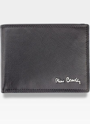 Portfel Męski Skórzany Pierre Cardin Czarny Dla niego TIlak 8806 RFID SECUR