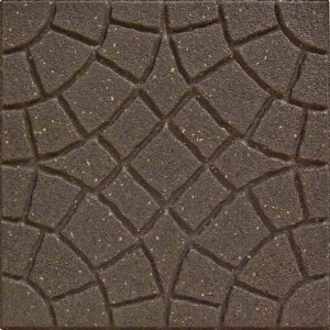 Dekoracyjna płytka ECO ogród bruk brązowa 45x45cm
