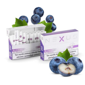 NEXUS BLUEBERRY 2% Nikotyny. Bezdymne wkłady do podgrzewaczy typu IQOS.