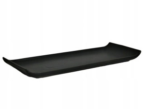 CERAMIKA PATERA półmisek TALERZ sushi FONDUE 34x13 czarny
