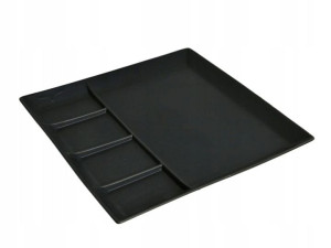 CERAMIKA PATERA półmisek TALERZ sushi FONDUE 25x25 czarny