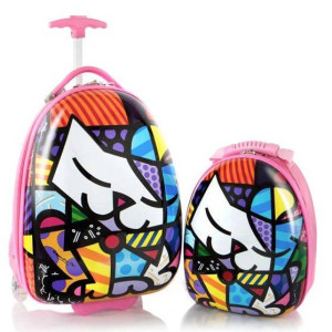 Walizka i plecak dla dzieci Heys Britto for Kids - Kitty