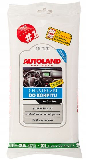Autoland Chusteczki Do Kokpitu Naturalny Wosk